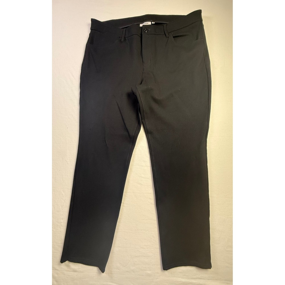 Chico's So Slimming Juliet Ankle Pants Black Straight Leg Size 3R US 16R-2674